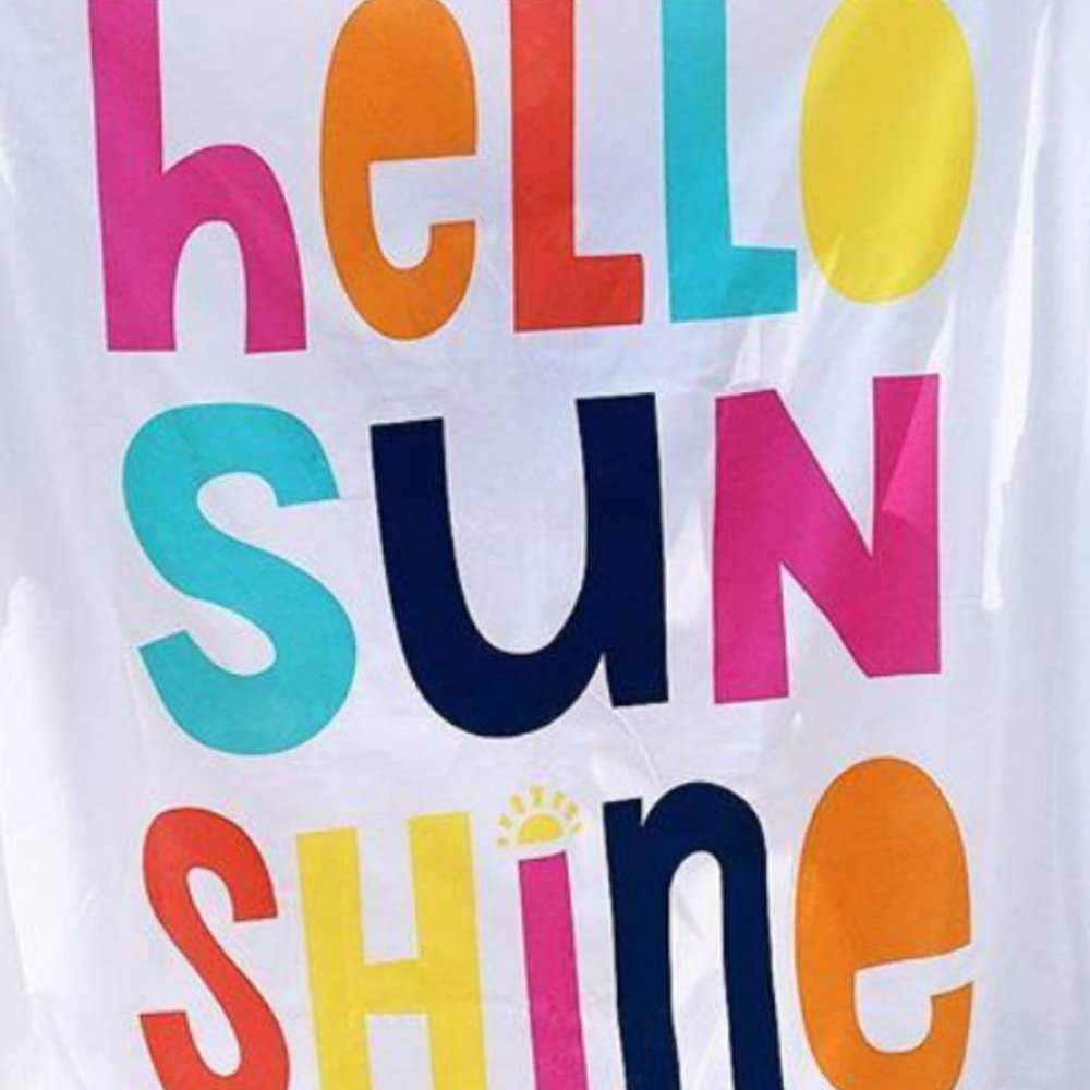 Hello Sunshine Shower Curtain - Picture 3 of 5